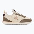 Încălțăminte pentru femei Calvin Klein YW0YW02060 Retro Runner Sock Laceup Mix Mat turtledove/spanish villa/bordeaux 2