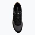Încălțăminte pentru bărbați Calvin Klein HM0HM02212 Retro Runner Bans Leather Suede black/iron gate/amber gold 5