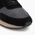 Încălțăminte pentru bărbați Calvin Klein HM0HM02212 Retro Runner Bans Leather Suede black/iron gate/amber gold 7