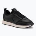 Încălțăminte pentru femei Calvin Klein HW0HW03118 Retro Runner Sock PANL Leather Neo black/crystal grey