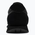 Încălțăminte pentru bărbați Calvin Klein HM0HM02212 Retro Runner Bans Leather Suede triple black/adrenaline rush 6