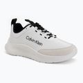 Încălțăminte pentru bărbați Calvin Klein HM0HM02342 Light Eva Runn Essential Laceup Nylon Suede bright white/black