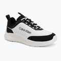Încălțăminte pentru bărbați Calvin Klein HM0HM02342 Light Eva Runn Essential Laceup Nylon Suede black/bright white