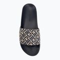Șlapi pentru femei Tommy Hilfiger Monogram space blue 5
