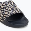 Șlapi pentru femei Tommy Hilfiger Monogram space blue 7
