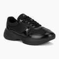 Încălțăminte pentru femei Tommy Hilfiger ModernRunner Shiny Leather black