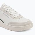Încălțăminte pentru bărbați Tommy Hilfiger Basket Core Leather Suede Mix ecru/street green 7