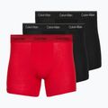 Boxeri pentru bărbați Calvin Klein LV00NB4576 Boxer Brief black/goji berry/black