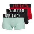 Boxeri pentru bărbați Calvin Klein 000NB3775A Trunk black/goji berry/aqua blue