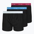 Boxeri pentru bărbați Calvin Klein LV00NB4267 Boxer Slim black bodies w/ poseidon blue/plein
