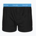 Boxeri pentru bărbați Calvin Klein LV00NB4267 Boxer Slim black bodies w/ poseidon blue/plein 3