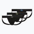 Slipuri pentru bărbați Calvin Klein LV00NB4644 Jock Strap black bodies w/ granite gray/poseid