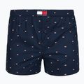 Boxeri pentru bărbați Tommy Hilfiger Woven Boxer Print 3 pack chambray flag/carb navy/c navy flag 3