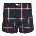 Boxeri pentru bărbați Tommy Hilfiger Woven Boxer Print 3 pack rwb foulard/med red/rwb w chck 4