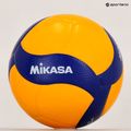 Minge de volei Mikasa V400W yellow/blue mărimea 4 5
