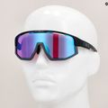Bliz Vision Nano Optics Nordic Light S2 ochelari de bicicletă negru mat/light begonia/violet blue multi 10