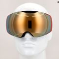 Ochelari de snowboard Quiksilver Greenwood S3 negru redwood / clux gold mi 10