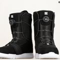 Cizme de snowboard pentru femei DC Lotus alb/negru 9
