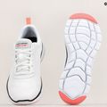 Pantofi de antrenament pentru femei SKECHERS Flex Appeal 4.0 Brilliant View alb/roz 8