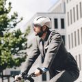 Cască de biciclist HJC Calido alb/argintiu 81412301 15