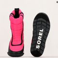 Ghete junior Sorel Outh Whitney II Puffy Mid cactus pink/black 16