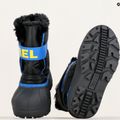 Ghete junior Sorel Snow Commander black/super blue 15