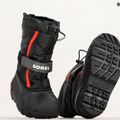 Ghete pentru copii Sorel Flurry Dtv black/bright red 15