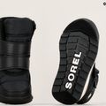 Ghete pentru copii Sorel Whitney II Strap WP black/sea salt 16