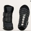 Ghete junior Sorel Whitney II Strap WP black/sea salt 16