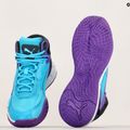 Pantofi de baschet pentru bărbați PUMA Playmaker Pro Mid purpuriu glimmer/bright aqua/strong gray/white 16