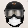 Cască de schi pentru femei Rossignol Allspeed Visor Imp Photo negru 12