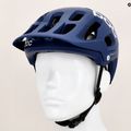 Cască de bicicletă MTB POC Tectal Race MIPS albastru plumb/alb de hidrogen mat 10