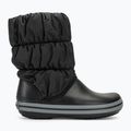Ghete pentru femei Crocs Winter Puff black/charcoal 2