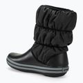 Ghete pentru femei Crocs Winter Puff black/charcoal 3