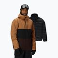Geacă de snowboard pentru bărbați 686 Smarty 3IN1 Form caramel colorblock