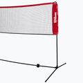 Plasă de tenis Wilson Starter Ez Tennis Net 6,1 m negru/roșu 2