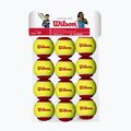 Set de mingi Wilson Starter Red Tballs 12 buc. galben/roșu WRT137100 2