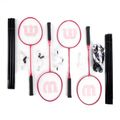 Set rachete badminton Wilson Bad.Tour Bmtn Stl Poles 4 Pc Chit roșu WRT844400