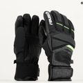 Mănușă de schi Reusch Storm Storm R-Tex Xt negru/negru melange/neon green 9