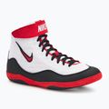 Încălțăminte de wrestling Nike Inflict 3 white/red/black