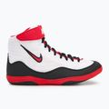 Încălțăminte de wrestling Nike Inflict 3 white/red/black 2