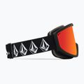 Ochelari de schi Volcom Footprints matte black stone/red chrome/yellow 4
