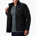 Columbia Fast Trek II FZ 010 Hanorac fleece pentru bărbați negru 1420421 5