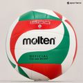 Molten volei V5M1500-5 alb/verde/roșu mărimea 5 5