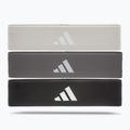 Set de elastice pentru exerciții adidas Resistance Band 3 szt. black/ grey/ white