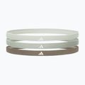 Bentiță Adidas Hairbands 3buc. linen green/silver green/olive