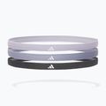 Bentiță Adidas Hairbands 3buc. silver dawn/violet/legend ink