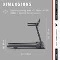 Bandă de alergare electrică adidas T-24C Folding Treadmill black 15