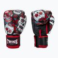Mănuși de box Twins Special Fancy FBGVL3-53 Skull red/black