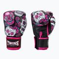 Mănuși de box Twins Special Fancy FBGVL3-53 Skull pink/black 3